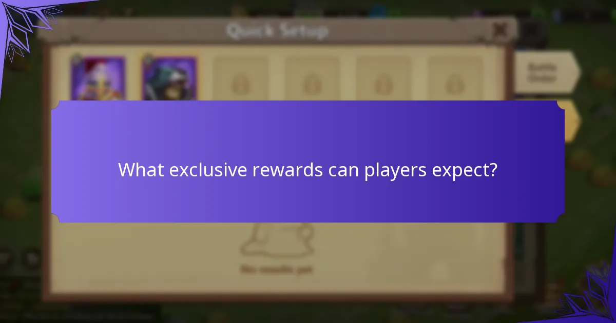 What exclusive rewards can players expect?