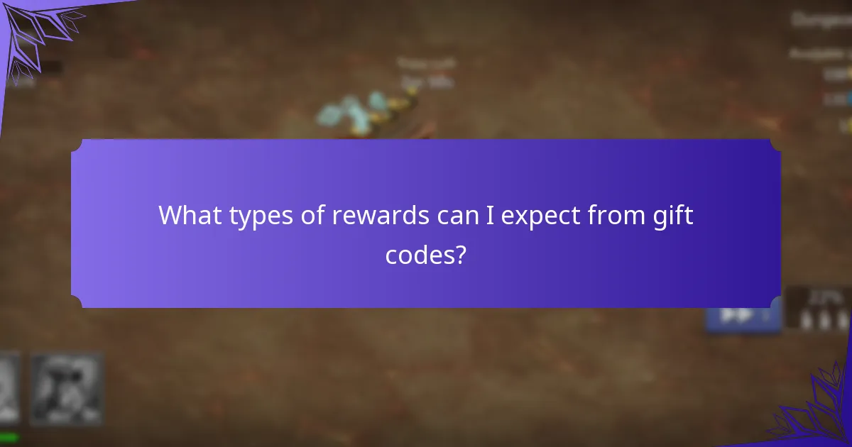 What types of rewards can I expect from gift codes?